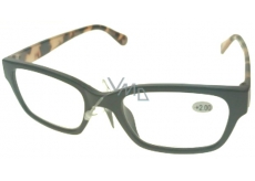 Berkeley Optical reading glasses +2,0 plastic black tiger side 1 piece ER4198