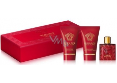 Versace Eros Flame EdP 5 ml Eau de Toilette + After Shave Balm 25 ml + Shower Gel 25 ml Men's Miniset