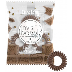 Invisibobble Original Cheatday Crazy For Chocolate Hair band brown with the scent of dark chocolate 3 pieces