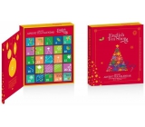 Česky Tea Shop Bio Advent Calendar in the shape of a book red, 25 pyramids of loose teas, 13 flavors, gift set