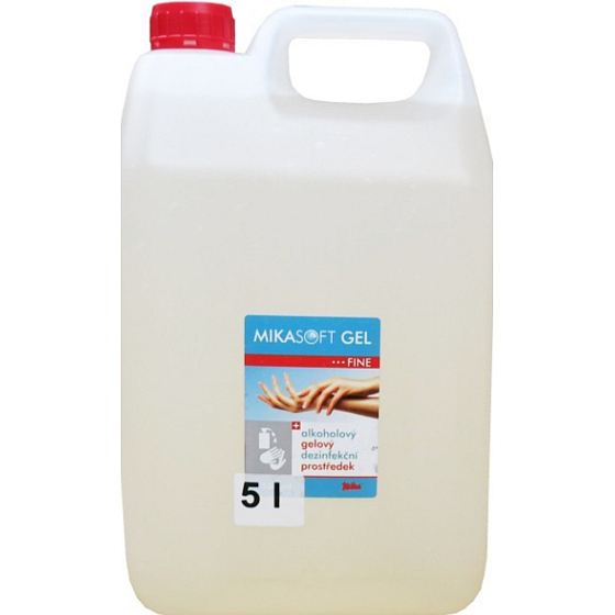 Mika Mikasoft Disinfectant, hand cleaner alcohol gel 5 l