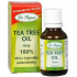 Dr. Popov Tea Tree Oil 100% pure Australian tea tree oil, with antiseptic effects of 25 ml