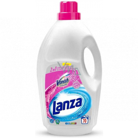 Lanza Vanish Colors 2in1 Power gel liquid detergent for colored laundry to remove stains 70 doses 4.62 l