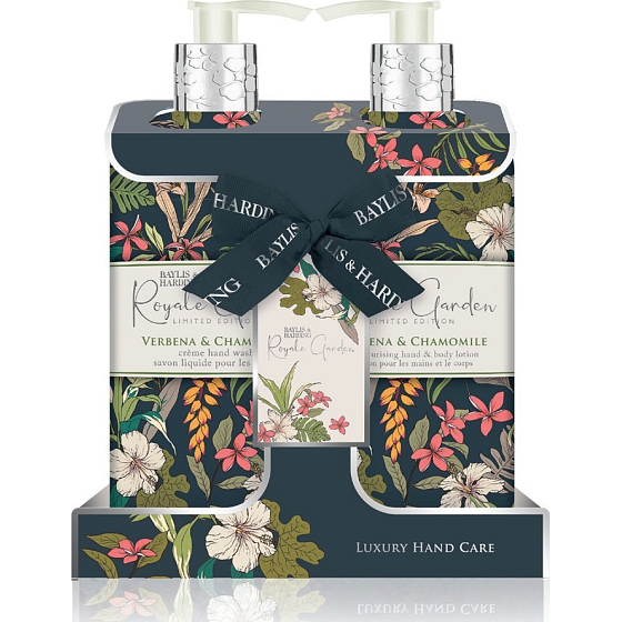 Baylis & Harding Royal Garden hand washing gel 300 ml + body and hand lotion 300 ml, cosmetic set