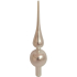 Glass tree spike frosted silver 24 cm