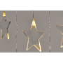 Emos Star curtain 8 LED, warm white