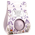 Bohemia Gifts Botanica Lavender sparkling foamy ball in a carrier package of 100 g