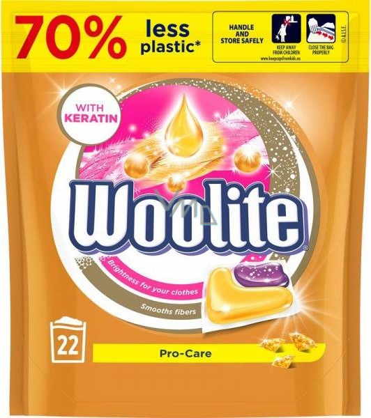 Woolite ProCare Keratin gel capsules for washing delicate laundry