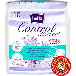 Bella Control Discreet Extra Incontinence Pads, 10 pcs
