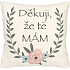 Albi Humour pillow big Thank you for having me 36 x 30 cm