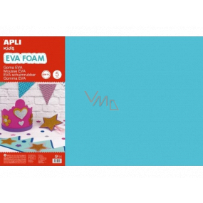 Apli Foam paper light blue 600 x 400 x 2 mm 5 sheets