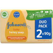 Johnsons Baby Honey toilet soap for children 2 x 90 g, duopack