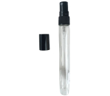 Sprayer plastic bottle white refillable transparent 12 cm JT 14