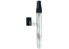 Sprayer plastic bottle white refillable transparent 12 cm JT 14