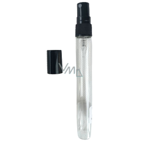 Sprayer plastic bottle white refillable transparent 12 cm JT 14
