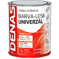 DENAS UNIVERSAL-GLOSS top coat for wood, metal and concrete, 0750 orange, 700 g