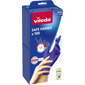 Vileda Simple disposable gloves, M/L, 100 pcs