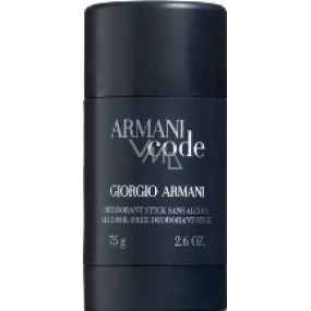 Giorgio Armani Code Men deodorant stick for men 75 ml