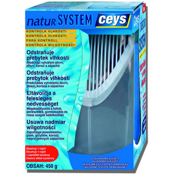 Ceys Natur System dehumidifier transparent - gray 450 g