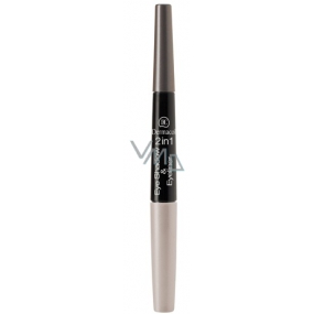 Dermacol Eye Shadow & Eye 2in1 eye shadow and eye pencil 03 metal, brown 5 g