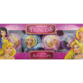 Junior Elf Fairytale Princess lip balm 4 pieces, cosmetic set