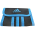 Adidas wallet black, blue stripes 13 x 10 cm 1 piece