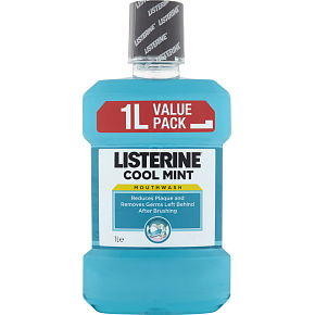 Listerine Cool Mint Mouthwash, 1 l