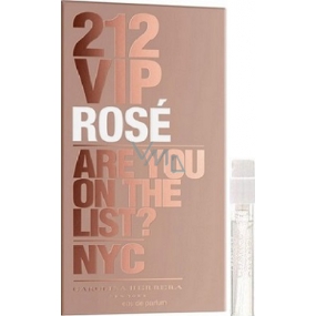 Carolina Herrera 212 VIP Rosé eau de parfum for women 1.5 ml with spray, vial