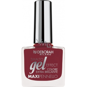 Deborah Milano Gel Effect Nail Enamel Nail Polish 55 Red Sari 11 ml