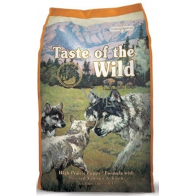 Taste of the Wild High Praire Puppy food for buffalo and roasted venison puppies 13 kg