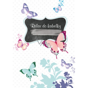Ditipo Relax in a handbag Butterfly notebook 15 x 10.5 cm