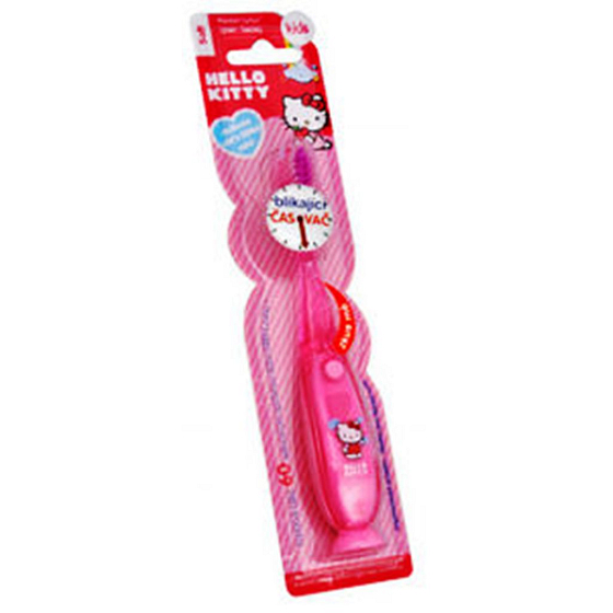 Hello Kitty Soft flashing toothbrush with 1-minute timer for kids