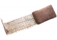Ditipo Jutová stuha metalická Měděná 2 m x 5 cm 2824001