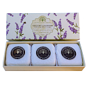 English Soap English Lavender natural perfumed soap with shea butter 3 x 100 g