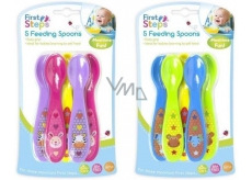 First Steps Lžíce pro batolata BPA Free 5 kusů