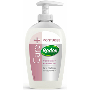 Radox Care & Moisture moisturizing antibacterial liquid soap dispenser 250 ml