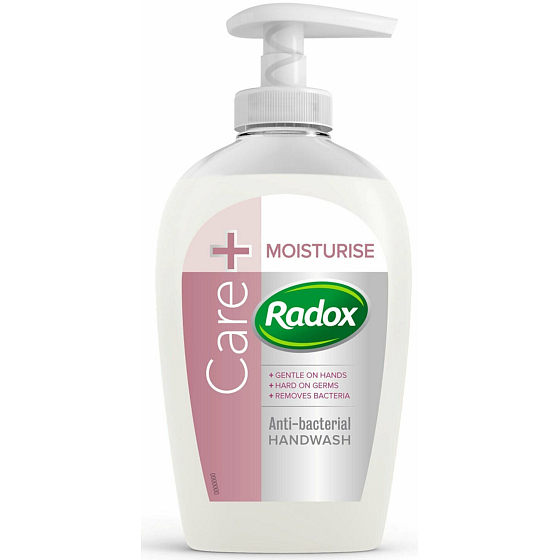 Radox Care & Moisture moisturizing antibacterial liquid soap dispenser 250 ml