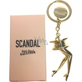 Jean Paul Gaultier Scandal Key Ring přívěsek na klíče zlatý 8,5 x 3 cm