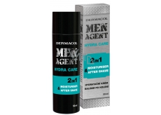 Dermacol Men Agent 2v1 Hydratační gel, krém a balzám po holení 50 ml