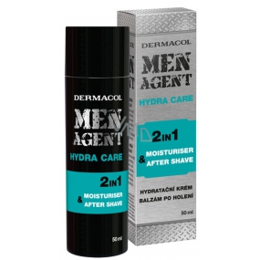 Dermacol Men Agent 2in1 Moisturizing gel, cream and aftershave 50 ml
