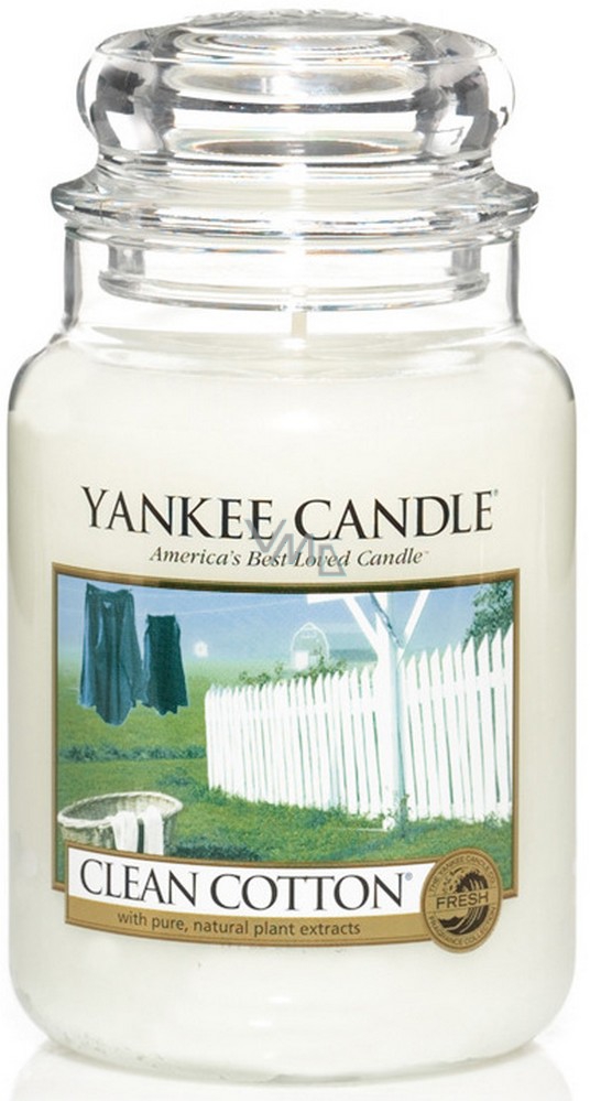 Yankee Candle Clean Cotton Pure cotton scented candle Classic large