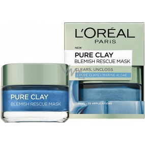 Loreal Pure Clay Blemish Rescue Mask 50 ml