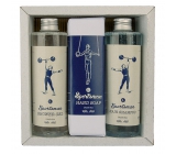 Bohemia Gifts & Cosmetics Sportsman Shower Gel 250 ml + Hair Shampoo 250 ml + Toilet Soap 145 g, cosmetic set