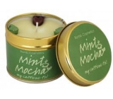 Bomb Cosmetics Mint Mocha A scented natural, handmade candle in a tin can burn for up to 35 hours
