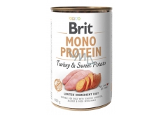 Brit Mono Protein Turkey with sweet potatoes 100% pure turkey protein complete dog food 400 g