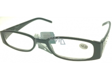 Eyeglasses + 4 black sides with rhinestones MC2154