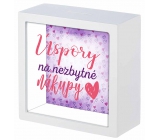 Nekupto Gift box Savings on necessary purchases 16 x 16 x 6 cm