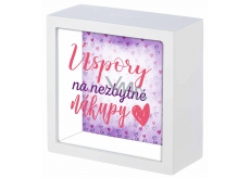 Nekupto Gift box Savings on necessary purchases 16 x 16 x 6 cm