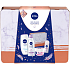 Nivea Wellness Moments Creme Soft shower gel 250 ml + soothing micellar water 200 ml + Black & White Clear antiperspirant roll-on 50 ml + Care soothing cream 200 ml + tin box, cosmetic set