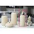 Lima Ice pastel candle creme cylinder 50 x 100 mm 1 piece
